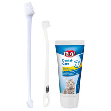 Conjunto de higiene dentária para gatos